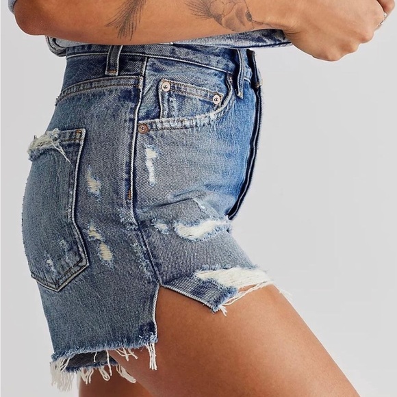 Agolde Pants - AGOLDE Dee Vintage High Rise Shorts